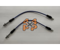 TOYOTA HILUX PAIRE DE FLEXIBLES DE FREIN AVANT TRESSÉS 1983-1997