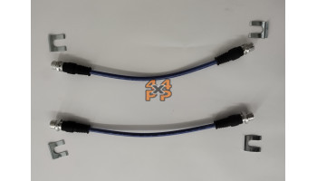 TOYOTA HILUX PAIRE DE DURITES DE FREIN AVANT TRESSÉES 1997-2005  pour  TOYOTA  HILUX PICKUP  KDN170L - 2.5 D4D 8/2001-8/2005 