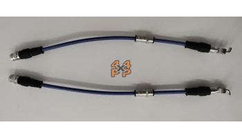 FORD RANGER PAIRE DE TUYAUX DE FREIN AVANT TRESSÉS 2006-2012  pour  FORD  RANGER PICKUP  ER69 - (ET/ES) 3.0TD (16 soupapes) 2/2006->2011 