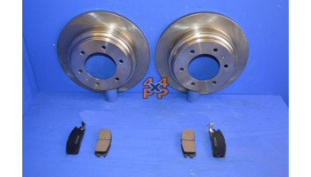 KIT DISQUES ET PLAQUETTES DE FREIN ARRIÈRE  pour  OPEL  FRONTERA  VF22D - 2.2TD 1999-2004 