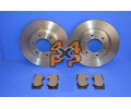 KIT DISQUES ET PLAQUETTES AVANT
