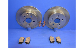 KIT DISQUES ET PLAQUETTES DE FREIN ARRIÈRE  pour  TOYOTA  RAV4  ALA49 - 2.2TD 5 PORTES 12/2012->  