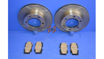 KIT DISQUES ET PLAQUETTES AVANT  pour  TOYOTA  HILUX PICKUP  KUN25 - 2.5TD 7/2005-2017  