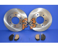 KIT DISQUES ET PLAQUETTES DE FREIN AVANT (DISQUE DE 294 MM)