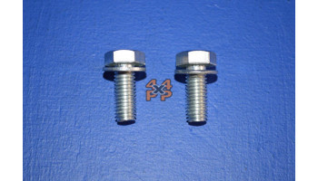 PLATEAU DE FREIN AVANT BOULONS FIXATION (2)  pour  MITSUBISHI  PAJERO  V74 - 2.5TD 2/2000-8/2006 long 