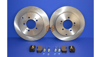 KIT DISQUES ET PLAQUETTES DE FREIN ARRIÈRE  pour  MITSUBISHI  OUTLANDER  CW8W - 2.0TD 11/2006->  