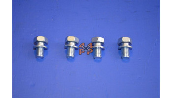 BOULONS DE FIXATION DE LA PLAQUE D'APPUI DU FREIN AVANT (4)  pour  MITSUBISHI  PAJERO  V43 - 3.0 essence 12/1990-2/2000 long 