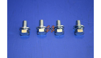 BOULONS DE FIXATION DU JEU DE CONDUITES DE FREIN (ESSIEU ARRIÈRE) (4)  pour  TOYOTA  VZJ95 -  3.4 essence 4/1996-7/2000 long  Freinage 