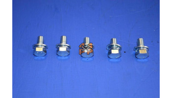 BOULONS DE FIXATION DU JEU DE CONDUITES DE FREIN (ESSIEU ARRIÈRE) (5)  pour  TOYOTA  HDJ100 - 4.2TD 1998-8/2007  Freinage 