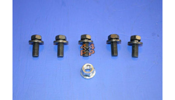 BOULONS / ÉCROUS DE FIXATION DE L'ENSEMBLE DE TUYAUX DE FREIN (ESSIEU ARRIÈRE)  pour  MITSUBISHI  PAJERO  V87 - 3.8 essence 9/2006-> court 