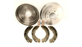JEU DE TAMBOURS ET DE PATINS DE FREIN ARRIÈRE  pour  FIAT  FULLBACK  JJ10 - 2.4TD (502503) 2016-2019 