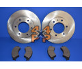 FORD RANGER KIT DISQUES ET PLAQUETTES DE FREIN AVANT 2011->2022