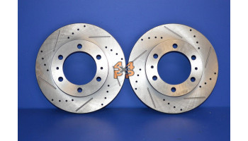 DISQUES AVANT PERFORMANCE (LA PAIRE)  pour  TOYOTA  HILUX PICKUP  KUN26 - 3.0TD 10/2006-> 