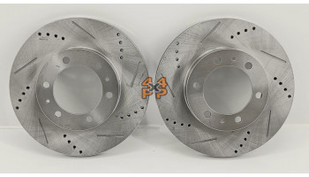 DISQUES AVANT PERFORMANCE (LA PAIRE)  pour  TOYOTA  HILUX PICKUP  KUN25 - 2.5TD 7/2005-2017  