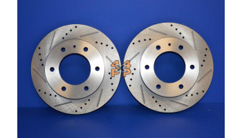 DISQUES AVANT PERFORMANCE (LA PAIRE)  pour  FORD  RANGER PICKUP  ER69 - (ET/ES) 3.0TD (16 soupapes) 2/2006->2011 