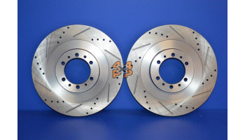 DISQUES PERFORMANCE 312mm (LA PAIRE)  pour  MITSUBISHI  K94 - 2.5TD 8/1998-2/2009   Freinage 