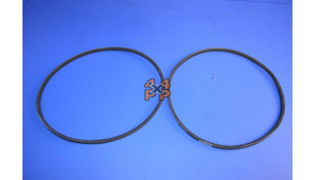 COURROIES ALTERNATEUR/VENTILATEUR (LA PAIRE)  pour  MITSUBISHI  PAJERO  L149 - 2.5TDi 11/1989-6/1991 long 