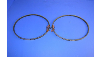 COURROIE ALTERNATEUR/VENTILATEUR (LA PAIRE)  pour  NISSAN  PATROL  Y60 - 2.8TD (RD28) 8/1988-1997 