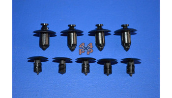ATTACHES PANNEAUX INSPECTION MOTEUR (9)  pour  MITSUBISHI  L200 PICKUP  B40 - 2.5TD 12/2005->3/2015 