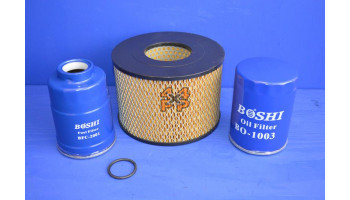 KIT FILTRE MOTEUR TOYOTA HILUX 2.4D 1985-1987  pour  TOYOTA  HILUX PICKUP  LN65 - 2.4D 8/1983-7/1988 