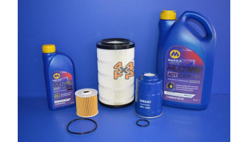 KIT FILTRE MOTEUR+HUILE NISSAN NAVARA 6 LITRE FULLY 2.5D >2008  pour  NISSAN  NAVARA PICKUP  D22YD – 2.5TD (YD25DDTI) 11/2001-> (Aussi NP300) 