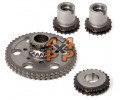 KIT D'ENGRENAGE DE DISTRIBUTION DU MOTEUR NISSAN NAVARA (4 PIÈCES) 1999-2005