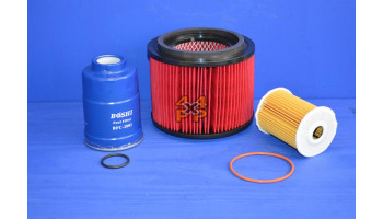 KIT FILTRE MOTEUR NISSAN PATROL 3.0D 2000-2006  pour  NISSAN  PATROL  Y61 - 3.0TD (ZD30)  2/2000->12/2008 