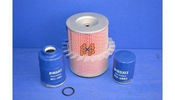 KIT FILTRE MOTEUR DAIHATSU FOURTRAK 2.8D 1984-1998  pour  DAIHATSU  ROCKY  F75 - 2.8D/TD 1984-1993 long 