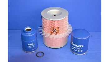 KIT FILTRE MOTEUR TOYOTA LANDCRUISER 2.4D 1990-1993  pour  TOYOTA  LJ73 - 2.4TD 10/1985-1/1993  Moteur 