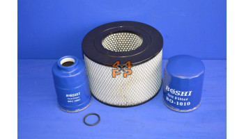 KIT FILTRES MOTEUR  pour  TOYOTA  HZJ80 - 4.2D 1/1990-1/1998  Moteur 