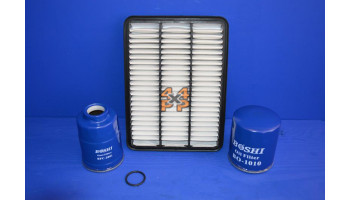 KIT FILTRE MOTEUR TOYOTA LANDCRUISER 3.0D 2002-2006  pour  TOYOTA  KDJ120 - 3.0TD 9/2002-12/2009 long  Moteur 