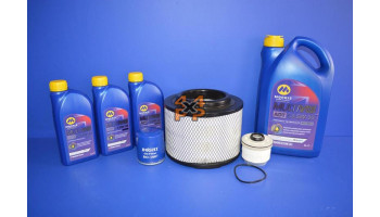 KIT FILTRE MOTEUR+HUILE (8 LITRES ENTIÈREMENT SYNTHÉTIQUE) KC  pour  TOYOTA  HILUX PICKUP  KUN25 - 2.5TD 7/2005-2017  