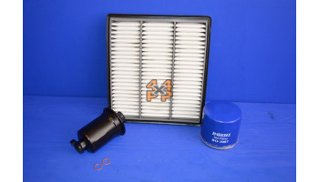 KIT FILTRE MOTEUR MITSUBISHI SHOGUN 3.0P 24V 94-00  pour  MITSUBISHI  PAJERO  V43 - 3.0 essence 12/1990-2/2000 long 