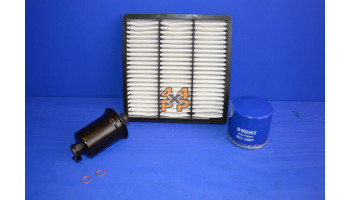 KIT FILTRE MOTEUR MITSUBISHI SHOGUN 3.0P 1990-2000  pour  MITSUBISHI  PAJERO  V43 - 3.0 essence 12/1990-2/2000 long 