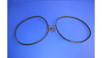 COURROIES ALTERNATEUR/VENTILATEUR (LA PAIRE)  pour  TOYOTA  LJ70 - 1988-5/1993 2.4TD 2 portes  Moteur 