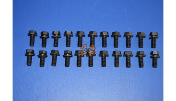 CARTER HUILE BOULONS DE FIXATION (22)  pour  MITSUBISHI  PAJERO  V98 - 3.2did 9/2006-> long 