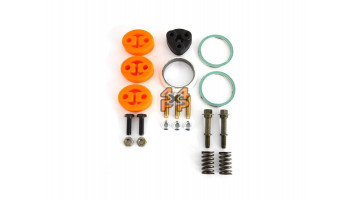 KIT MONTAGE ECHAPPEMENT  pour  TOYOTA  GDJ150 - 2.8TD 6/2015-> Long  Echappement 