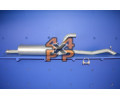 SILENCIEUX ARRIERE (No3) POUR SYSTEME 3 PIECES
