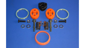 ECHAPPEMENT KIT JOINT BOULONS ET SILENT-BLOCS  pour  MAZDA  PICKUP  BT50 - 2.5TD 16 soupapes 8/2006-> 