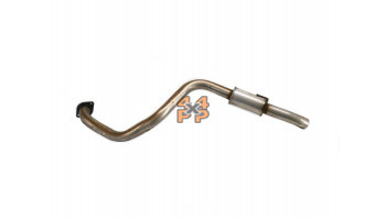 SILENCIEUX ARRIERE (No.3) INOX 409  pour  TOYOTA  KZJ95 - 3.0TD 4/1996-7/2000 long  Echappement 
