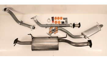 KIT DE TUYAUX D'ÉCHAPPEMENT SYSTÈME COMPLET (LWB)  pour  MITSUBISHI  PAJERO  V78 - 3.2did 2/2000-8/2006 long 