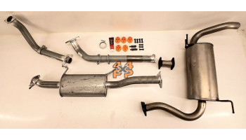 KIT DE TUYAUX D'ÉCHAPPEMENT SYSTÈME COMPLET (SWB)  pour  MITSUBISHI  PAJERO  V68 - 3.2DID 2/2000-8/2006 court 