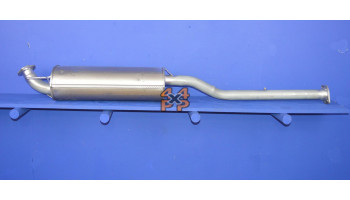 SILENCIEUX CENTRAL (No.2) INOX 409  pour  TOYOTA  HILUX PICKUP  KUN25 - 2.5TD 7/2005-2017  
