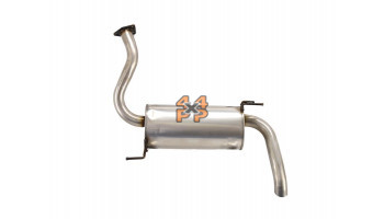 SILENCIEUX ARRIERE  pour  MITSUBISHI  PAJERO  V64 - 2.5TD 2/2000-8/2006 court 