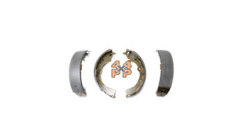 JEU DE MACHOIRS ARRIERE (4)  pour  TOYOTA  LJ73 - 2.4TD 10/1985-1/1993  Freinage 