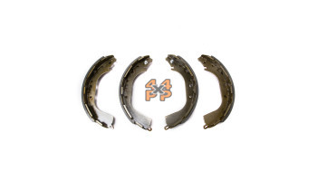 JEU DE MACHOIRS ARRIERE (4)  pour  NISSAN  NAVARA PICKUP  D22TD - 2.5TD (TD25) 1998->11/2001 