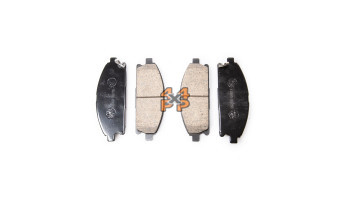 PLAQUETTES DE FREIN AVANT (JEU D'ESSIEU)  pour  NISSAN  X-TRAIL  T30QR - 2.0/2.5 essence (QR) 6/2001->5/2007 