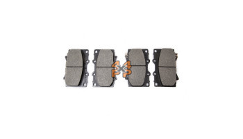 PLAQUETTES DE FREIN AVANT (JEU D'ESSIEU)  pour  TOYOTA  HDJ100 - 4.2TD 1998-8/2007  Freinage 