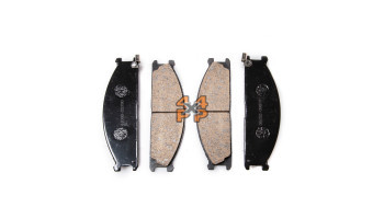 PLAQUETTES DE FREIN AVANT (JEU D'ESSIEU)  pour  NISSAN  TERRANO 2  R20 - 2.7TD 1993->  