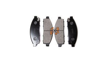 PLAQUETTES DE FREIN AVANT (JEU D'ESSIEU)  pour  MITSUBISHI  H60 - 3.0 essence 7/2008->  Freinage 